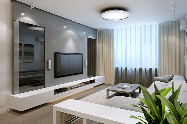 Sufragerie mică în stilul minimalismului - Design interior