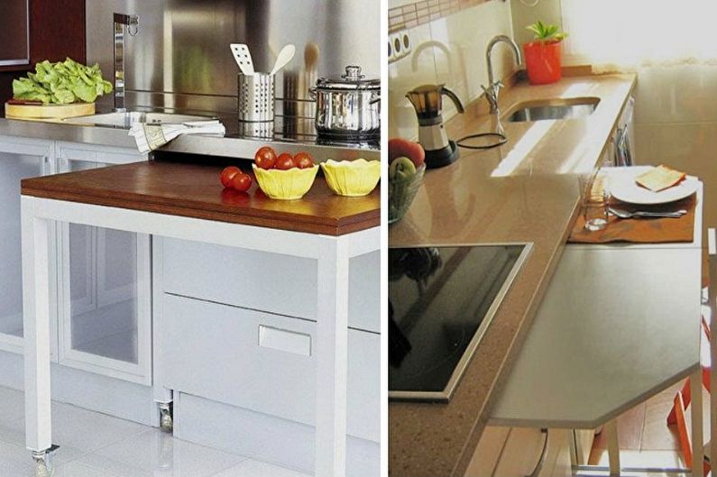 Design av litet kök - Möbler
