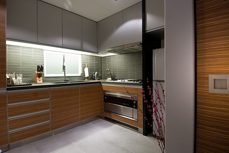 Malá kuchyňa - dizajn podlahy