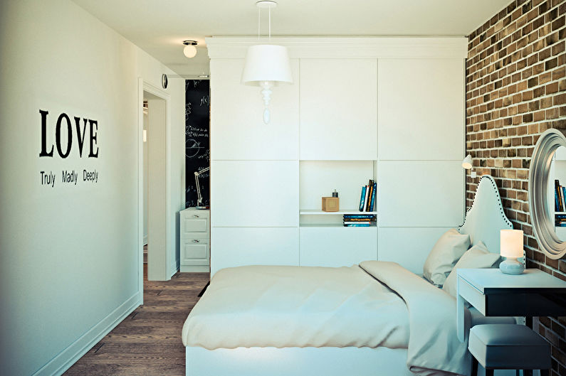 Diseño interior de un pequeño apartamento de 32 metros cuadrados.