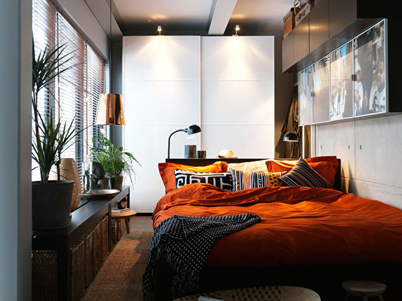 Diseño de dormitorio pequeño: 90 fotos e ideas de interiores.
