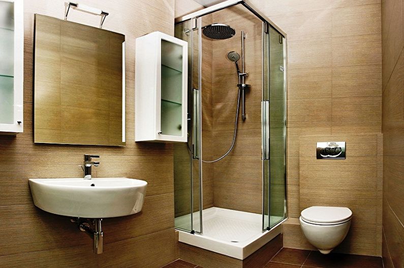 Proiectare baie mică - Instalații sanitare și mobilier