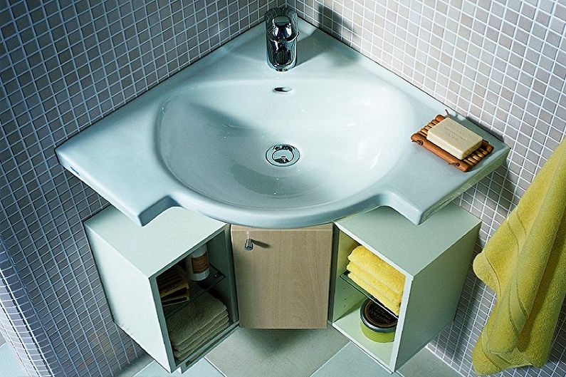 Oblikovanje majhnih kopalnic - Vodovod in pohištvo