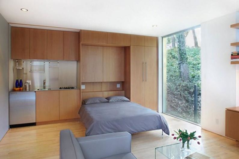 Liten lägenhet i stil med minimalism - Inredning