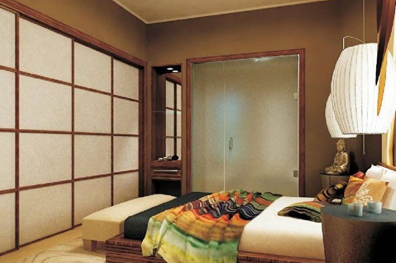 Japansk stil liten lägenhet - inredning
