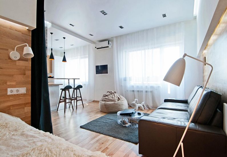 Design av en ett-rums lägenhet för en ung familj