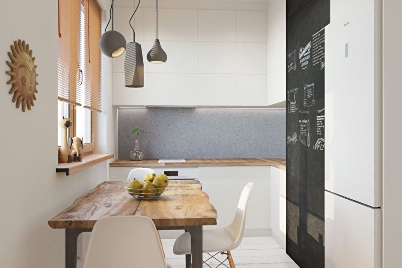 Oblikovanje enosobnega stanovanja v slogu minimalizma