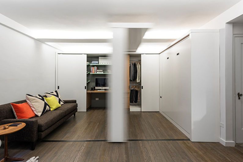 Design av en ett-rums lägenhet, New York