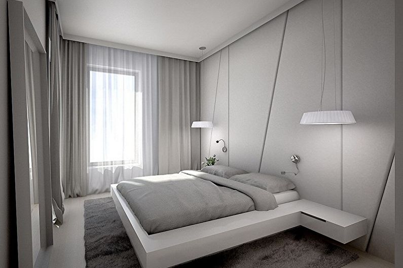 Diseño de dormitorio 15 metros cuadrados. - Soluciones de color