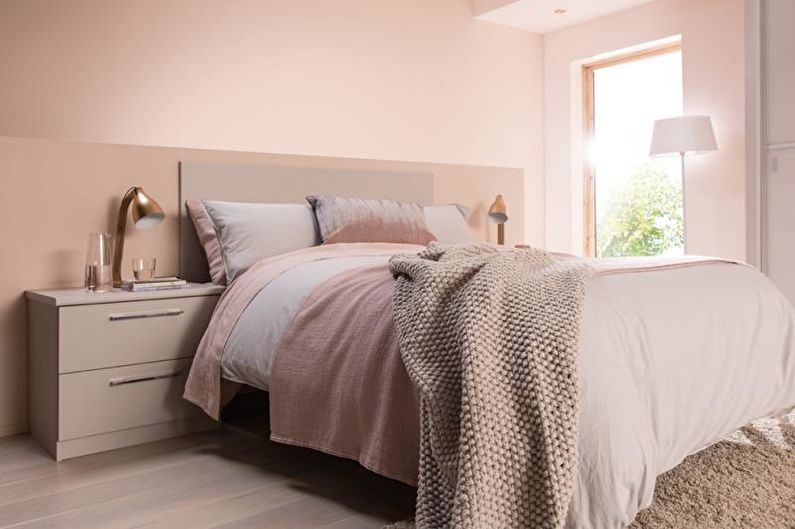 Dormitorio rosa - Diseño de interiores 2021