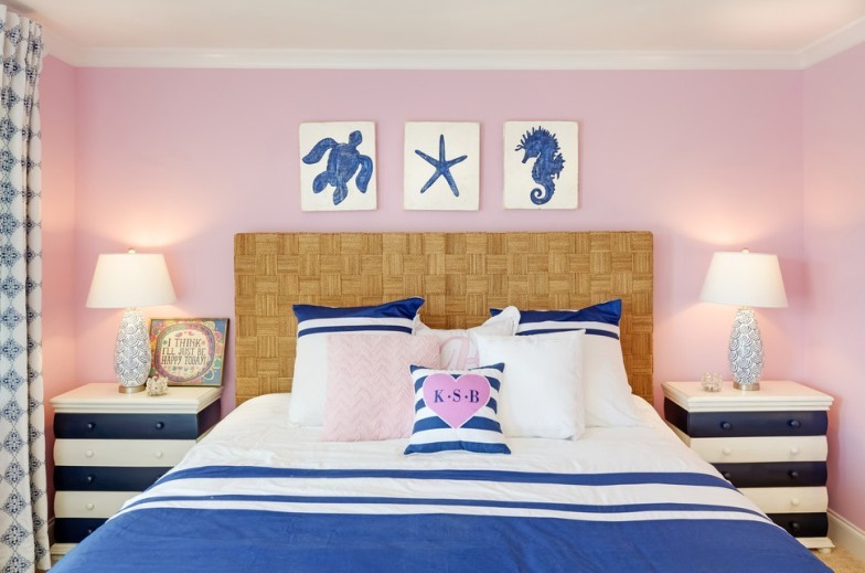 Ροζ υπνοδωμάτιο - Σχεδιασμός εσωτερικού χώρου 2021