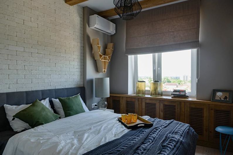 Diseño de interiores de dormitorio 2021 - foto