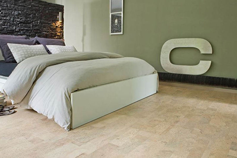 Oblikovanje spalnice 9 m2 - zaključna obdelava tal