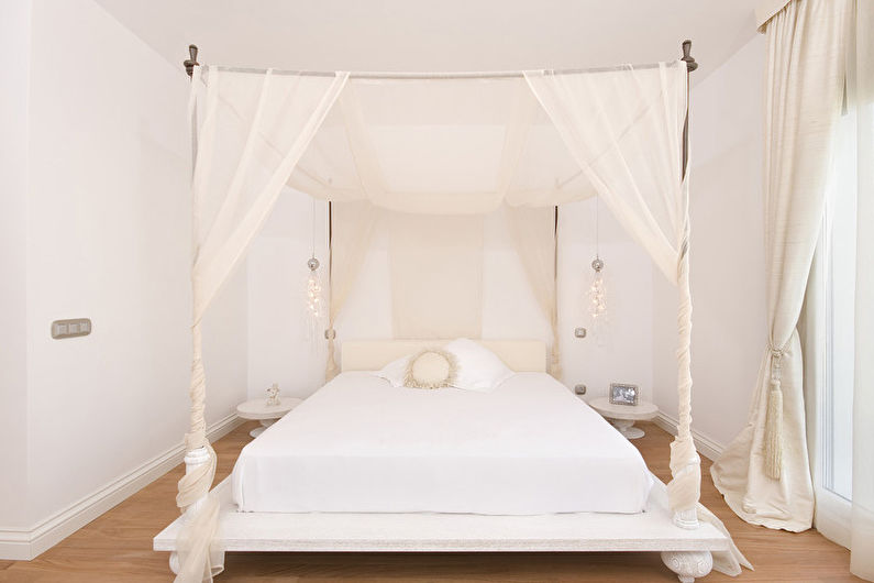 Oblikovanje spalnice 9 m2 - dekor in tekstil