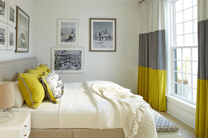 Oblikovanje spalnice 9 m2 - dekor in tekstil