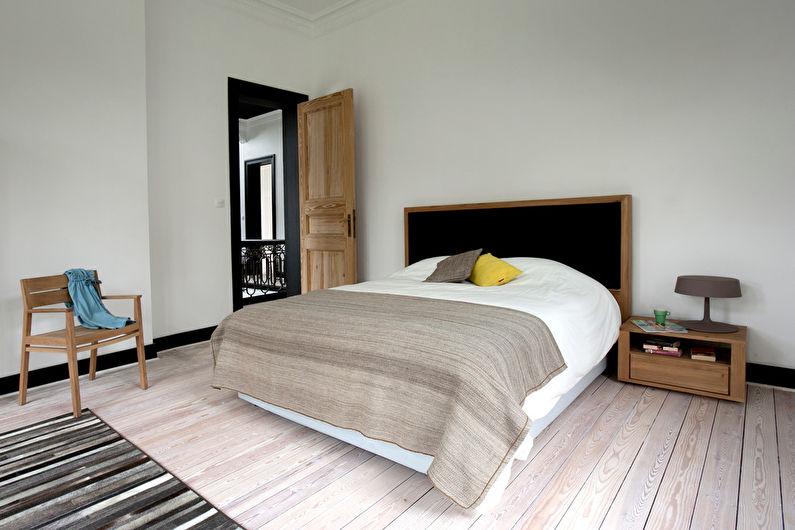 עיצוב פנים חדר שינה בסגנון סקנדינבי - צילום