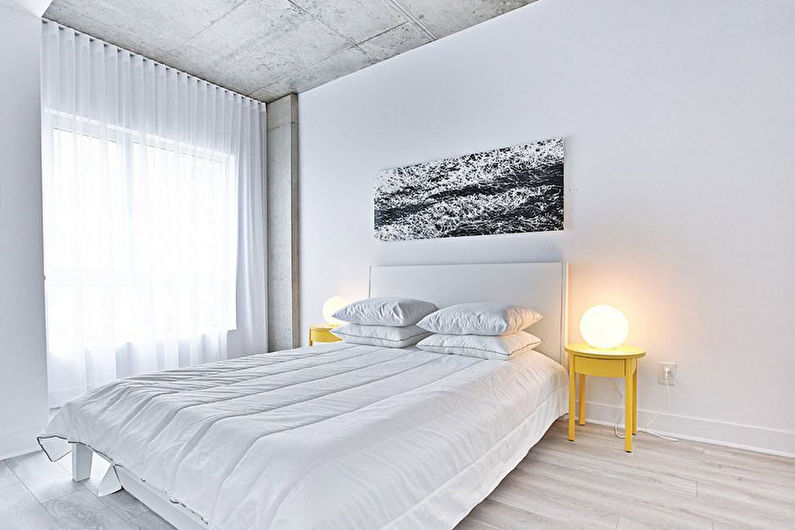 עיצוב חדר שינה מודרני - עיצוב ותאורה