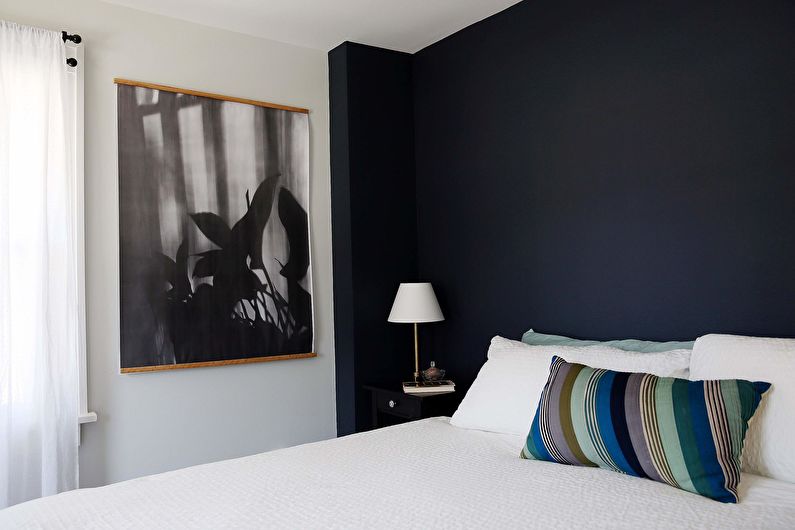 Interiørdesign av et soverom i en moderne stil - foto