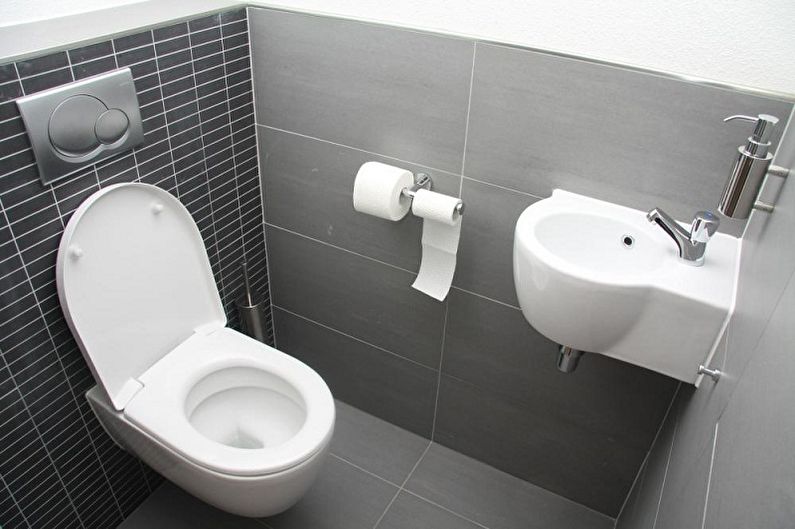 Toalett interiørdesign i Khrusjtsjov - foto