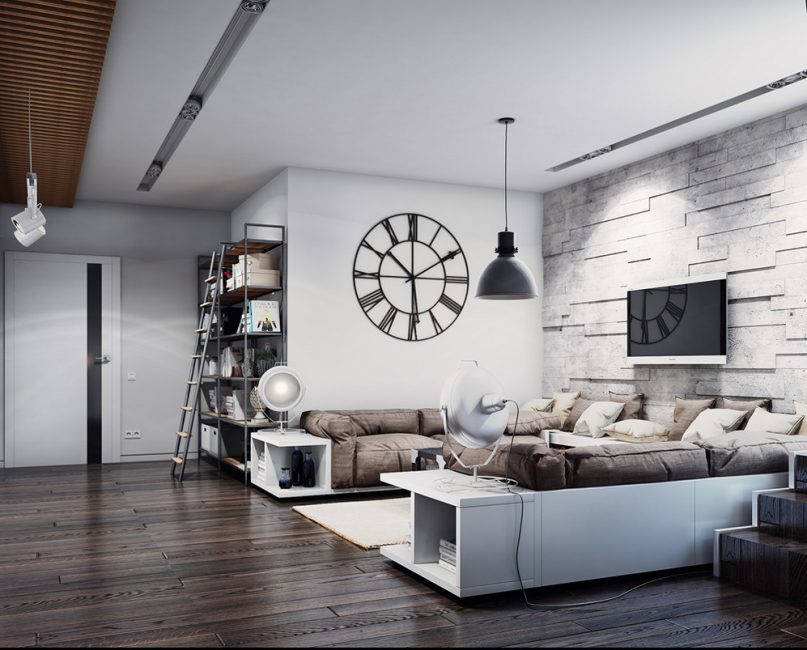 A principal característica do estilo loft é o minimalismo.