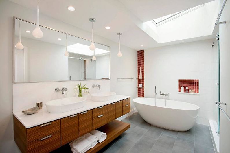 Oblikovanje kopalnice 2021 - Pohištvo in vodovod