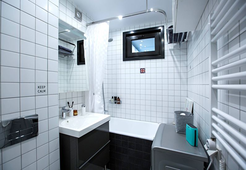 Kúpeľňový dizajn 4 m² - Rozloženie