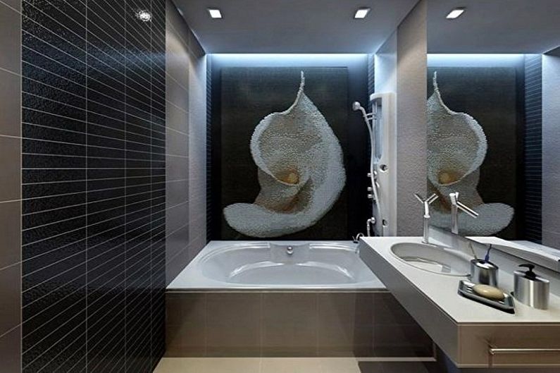 עיצוב פנים חדר אמבטיה 6 מ