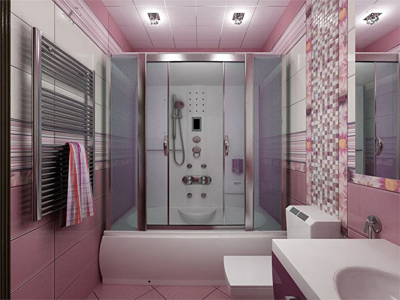 Design interior baie în Hrușciov
