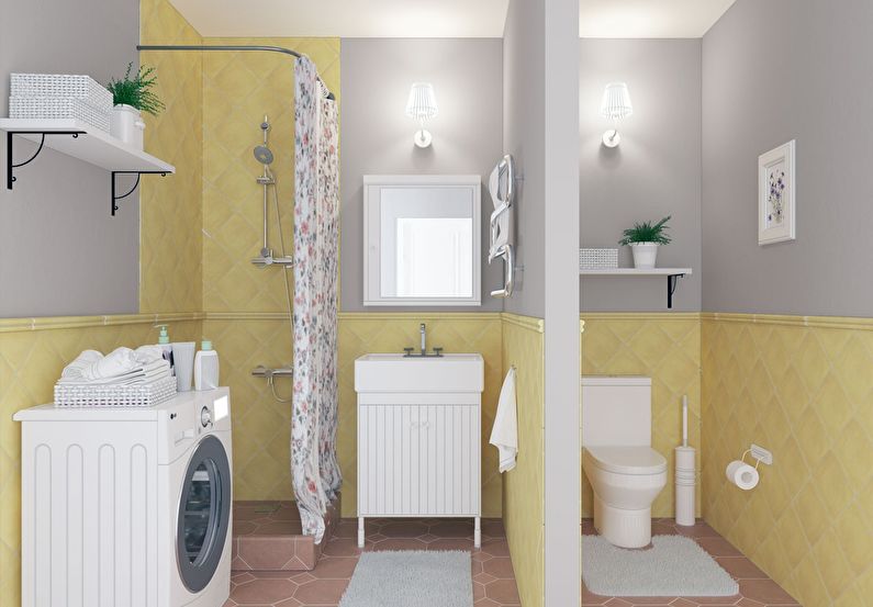 Projeto de banheiro estilo Provence - Acabamento