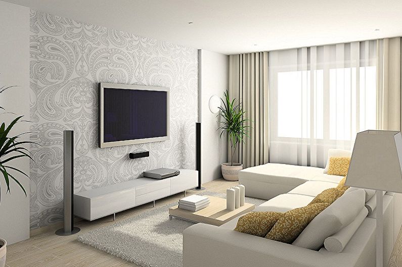 Design av hallen i lägenheten - Litet vardagsrum