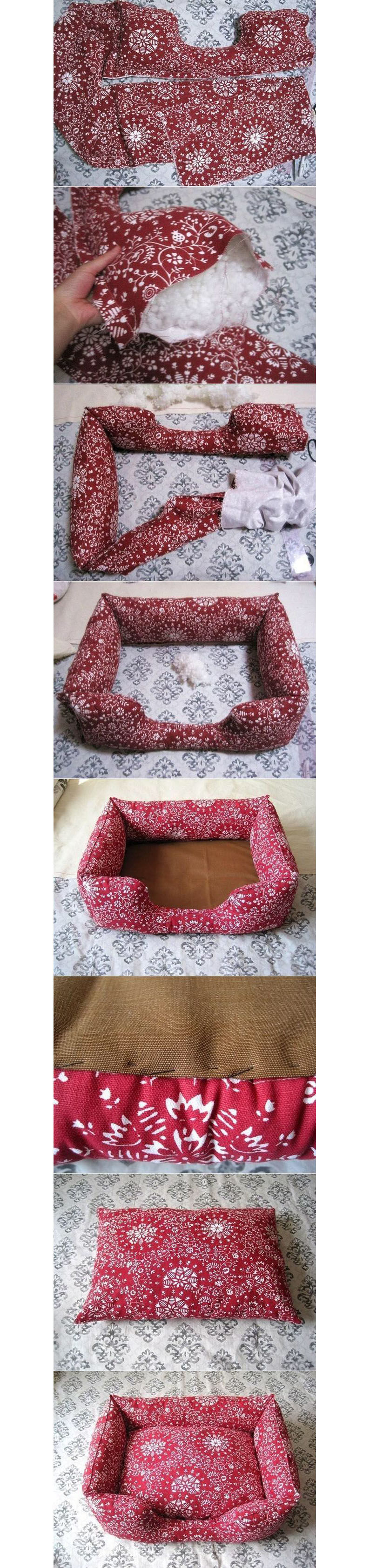 DIY kattehus - myk seng