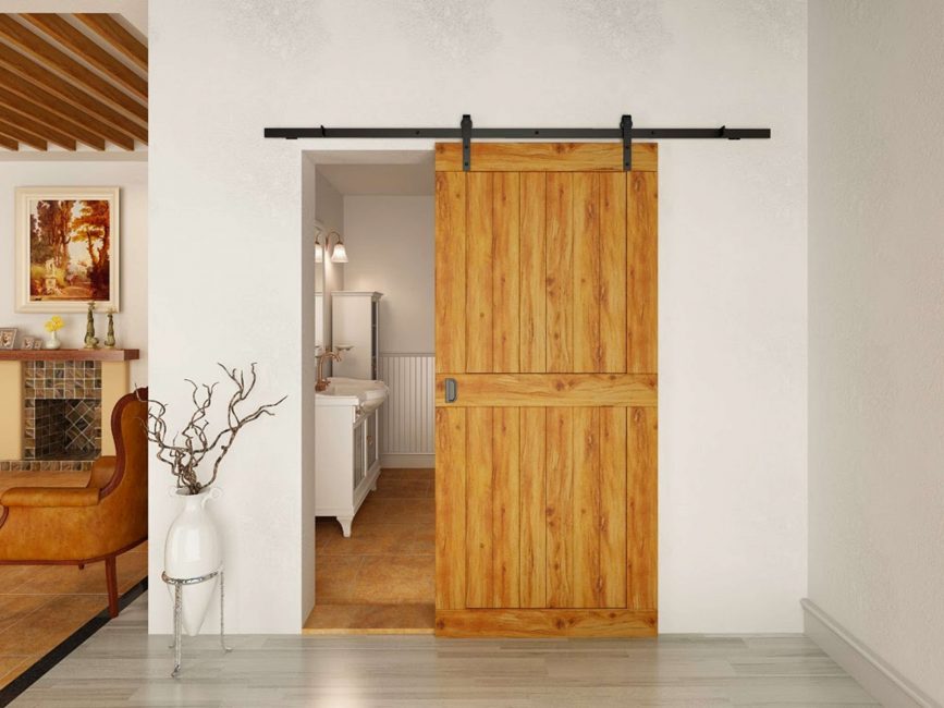 Portas sanitárias de madeira maciça são adequadas para ambientes úmidos