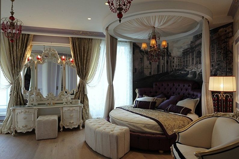 Sufit dwustronny z płyt gipsowo-kartonowych w sypialni