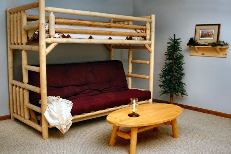 מיטת קומותיים עם ספה - ריפודי ספה ומילוי