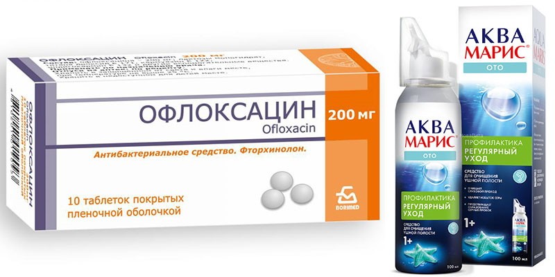 Ofloxacin und Aquamaris