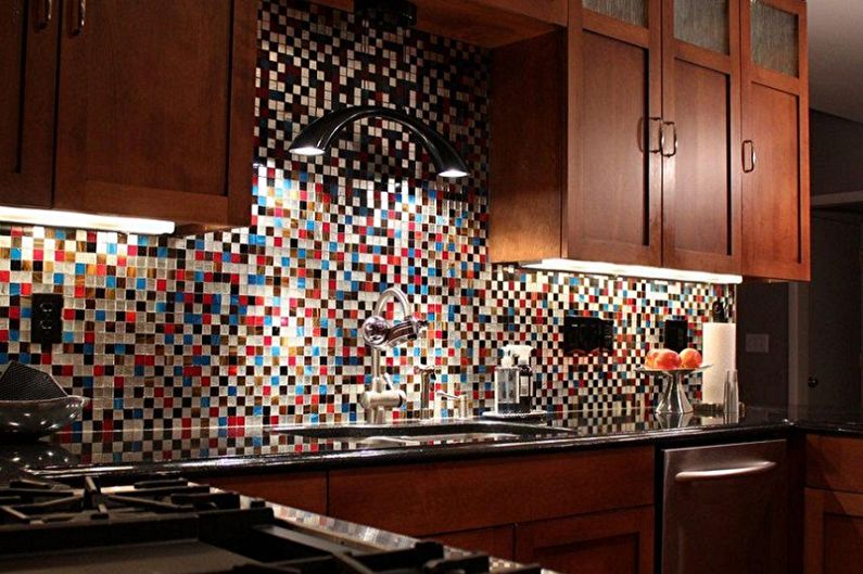 Mosaikk kjøkkenforkle - bilde