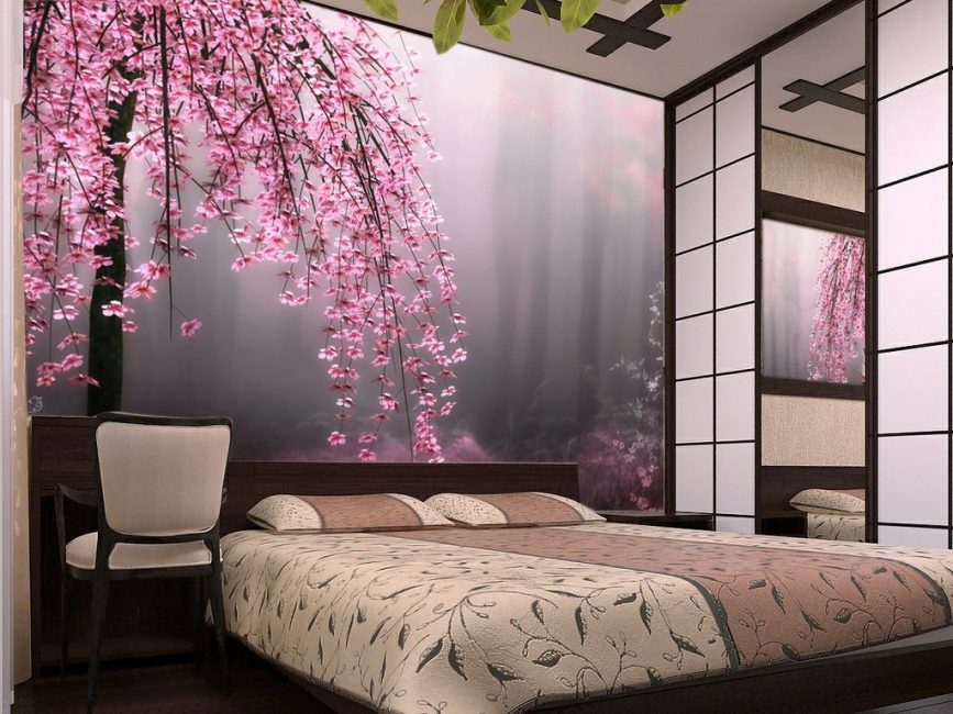 Frescă modernă în dormitor