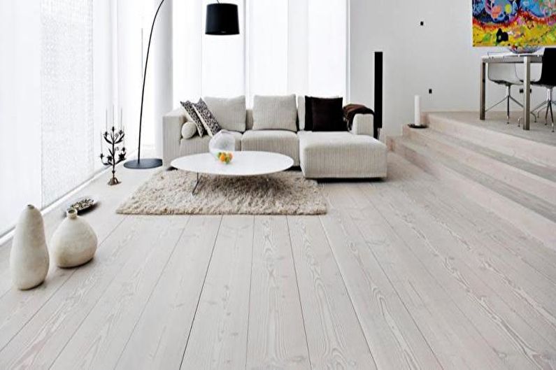 Scandinavian Living Room Design - Golvfinish