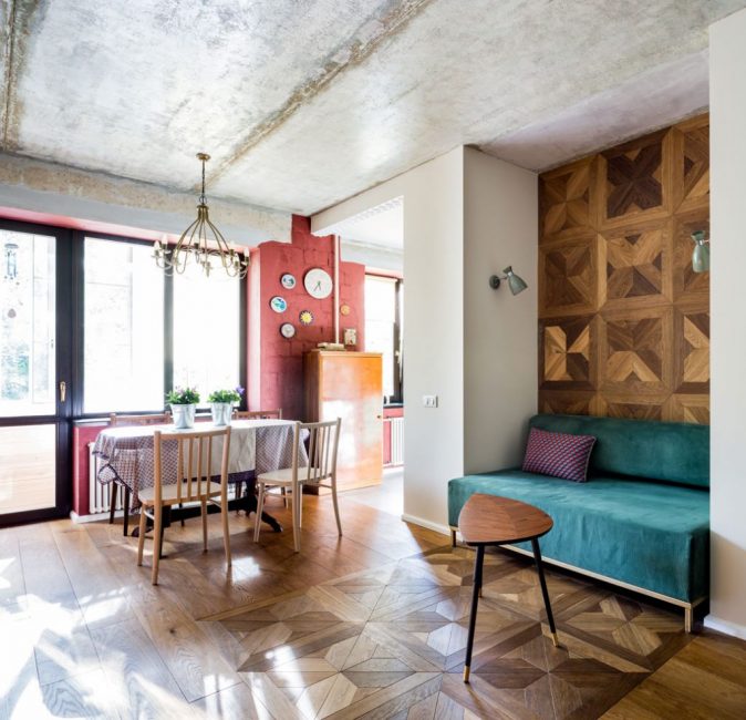 Stue i loftstil - preferanse for kreativt bohemia (240 + bilder). Spektakulær design med minimal etterbehandling (møbler, belysning, interiørartikler)