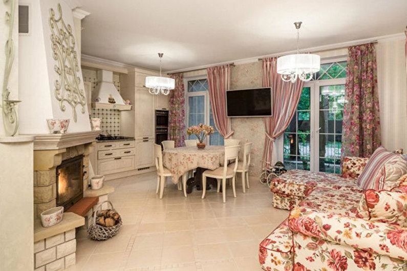 Design interior living stil Provence - fotografie