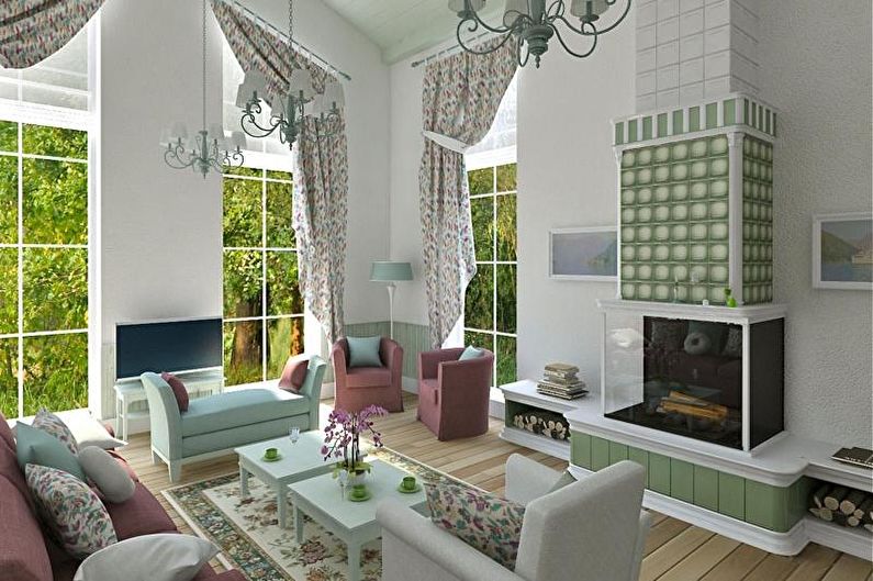 Design interior living stil Provence - fotografie