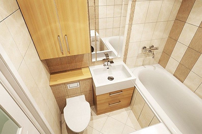 Design de interiores do banheiro 2 m². - Foto