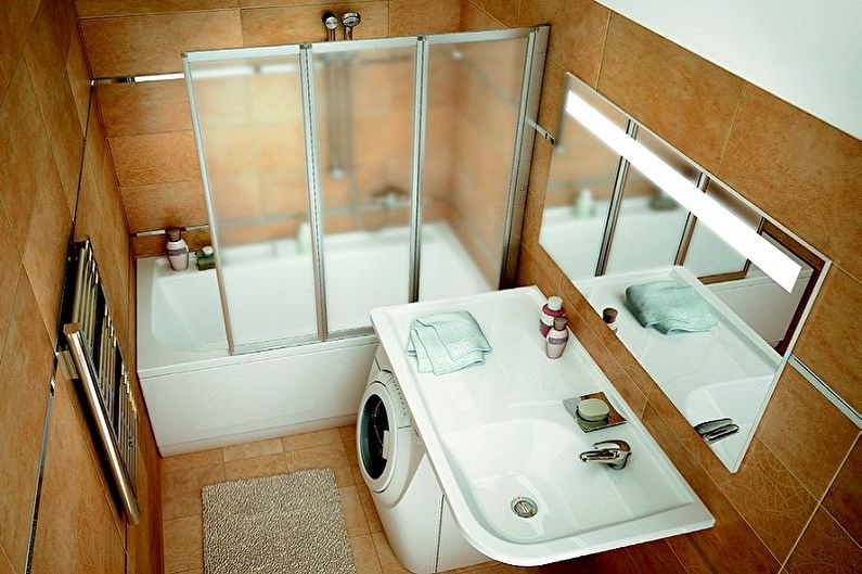 Interiér kúpeľne 2 m² - Foto