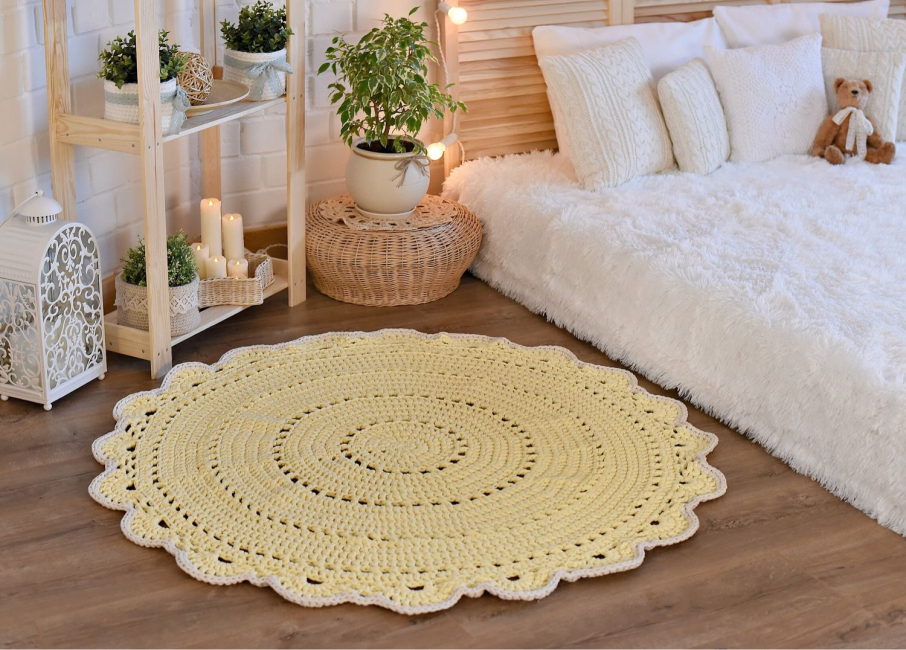 W klasycznym stylu dobrze sprawdzają się owalne dywany.