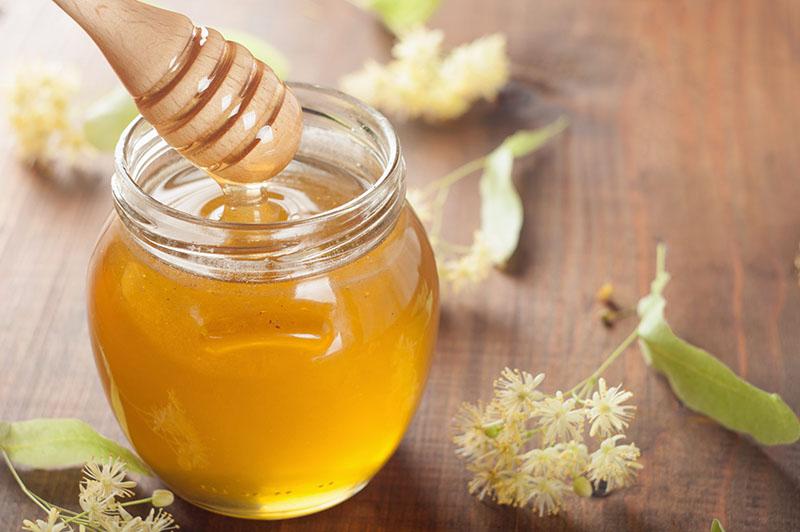 lipový bílý med