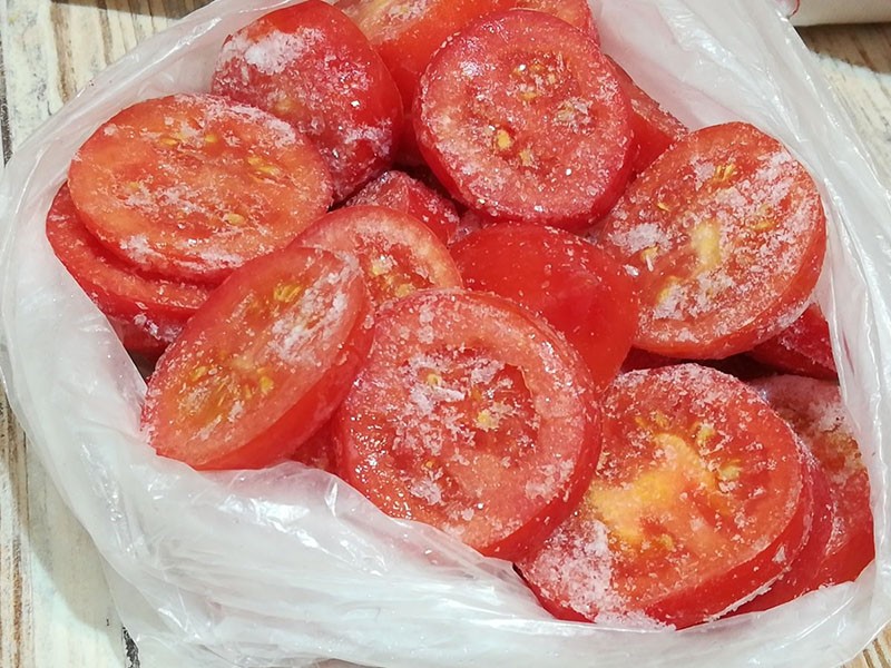 gefrorene Tomaten
