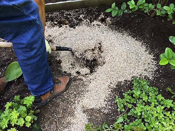 Vermiculit im Garten