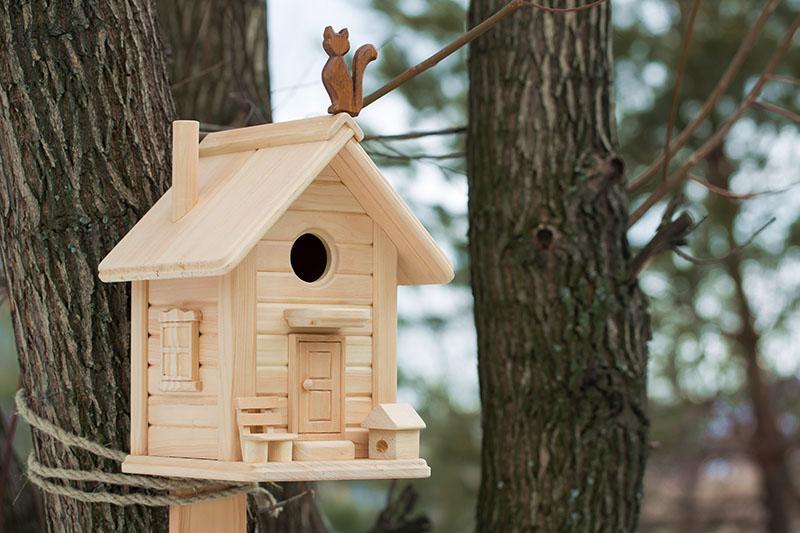 DIY Vogelhaus aus Holz