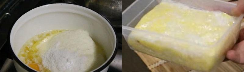 عملية صنع الجبن الكريمي