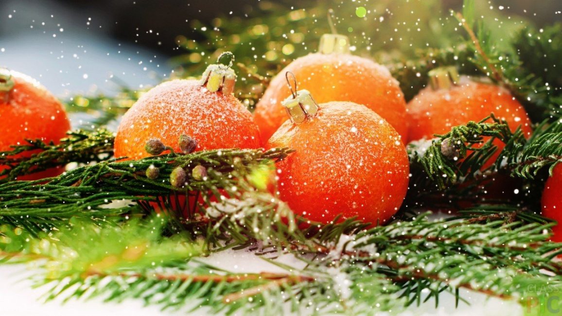 Okrasite bor z pomarančo